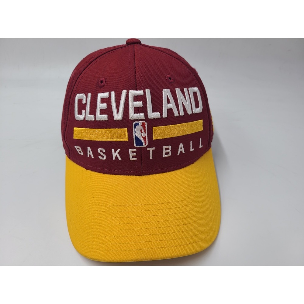 Cleveland Cavaliers Adidas Snapback Hat Cap‎ Men Women NBA Basketball Red Yellow